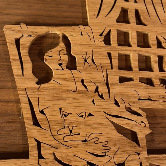 “Crazy Cat Lady” Cut Out Wood Art/ wall Hanging - Picture 3 of 7